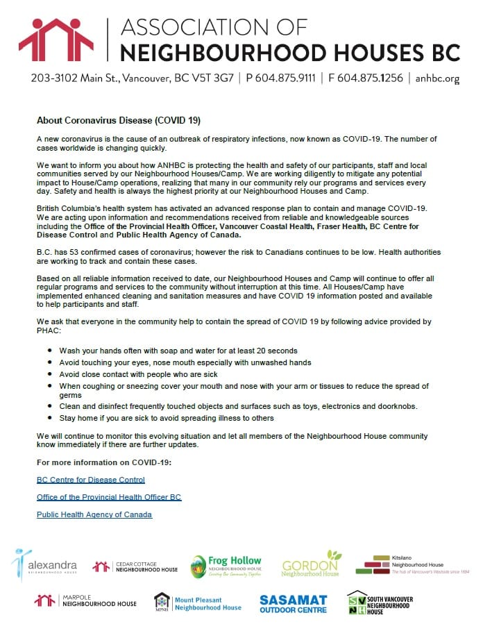 Coronavirus (COVID-19) Update